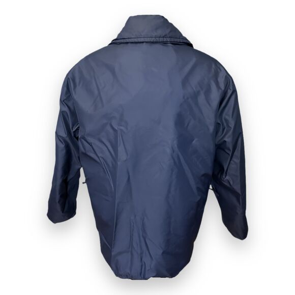 VTG Skitique Puffer Coat Ski Jacket Blue Goose Down Blue Sz Large Made in Japan - Picture 2 of 16